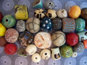 Selection of Earthbutter beads