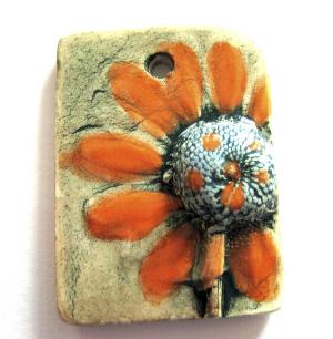Daisy with Orange Petals